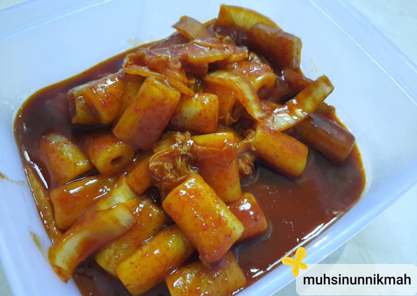 Tokpoki Instan Halal (kue beras korea)
