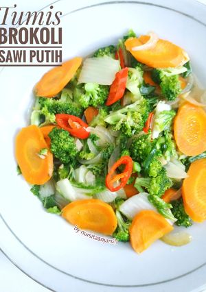 Foto resep Tumis Brokoli Sawi Putih