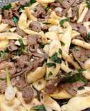 Măng sặt xào thịt bò