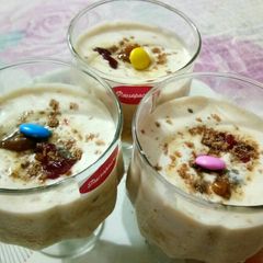 A picture of Caremalized fruits cream.