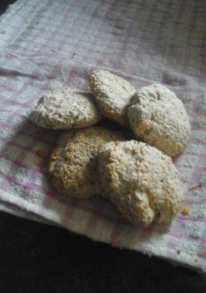 Una foto de Galletitas integrales sin huevo (muy crocantes!! 😆)