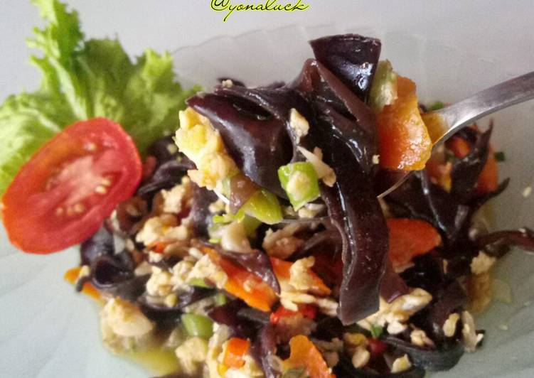 Resep Tumis Telur Jamur Kuping Anti Gagal