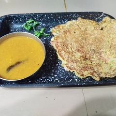 A picture of Moong dal chilla.