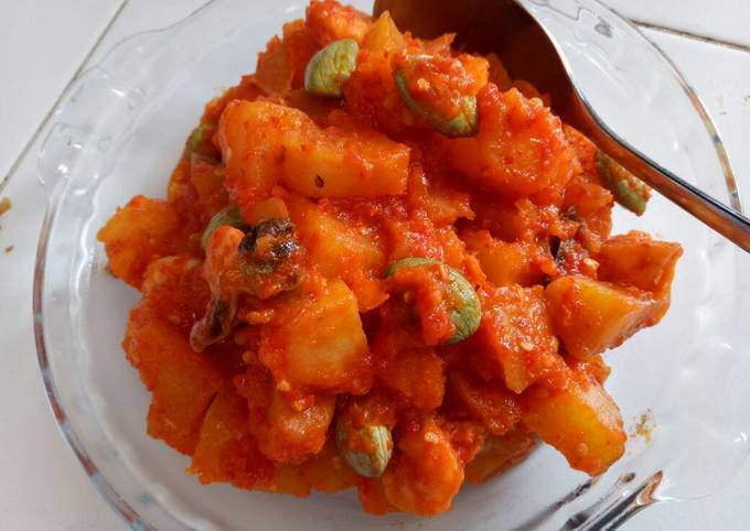 Balado Kentang pete