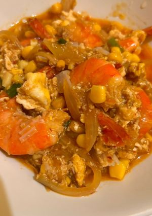 Foto resep Udang Saos Padang