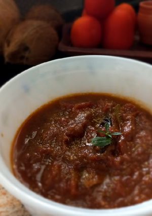 টমেটোর চাটনি (Tomato chutney recipe in bengali.) রেসিপির প্রধান ছবি