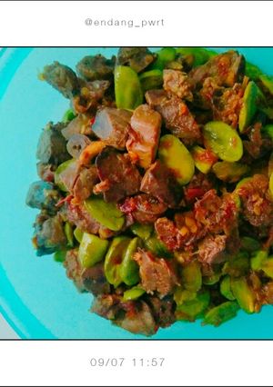 Foto resep Sambal Pete Hati Ayam