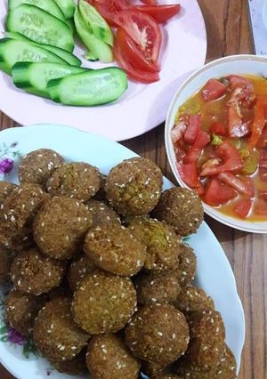 صورة لوصفة فلافل صباح الخير يسعد صباح الجميع