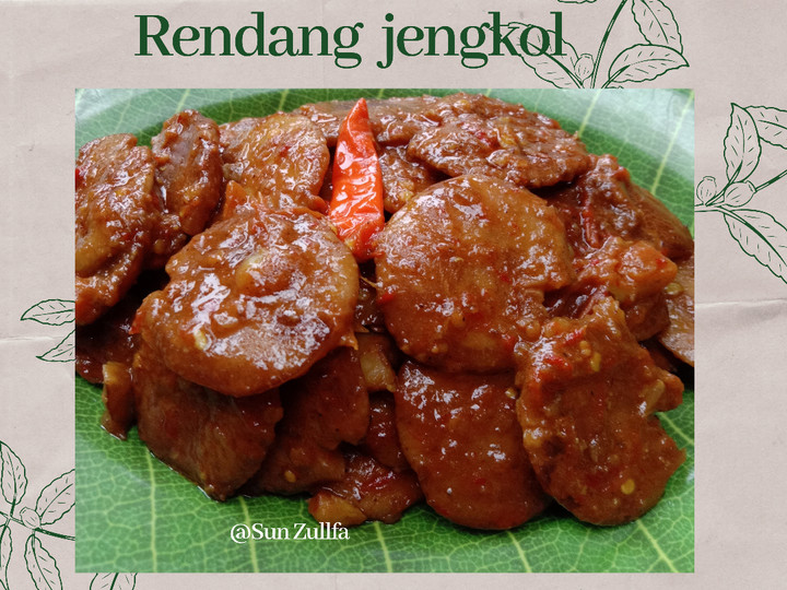 Cara Gampang Menyiapkan Rendang jengkol Anti Gagal