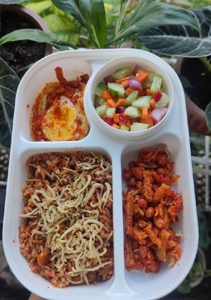 Foto resep Menu simpel #bekalsiang suami