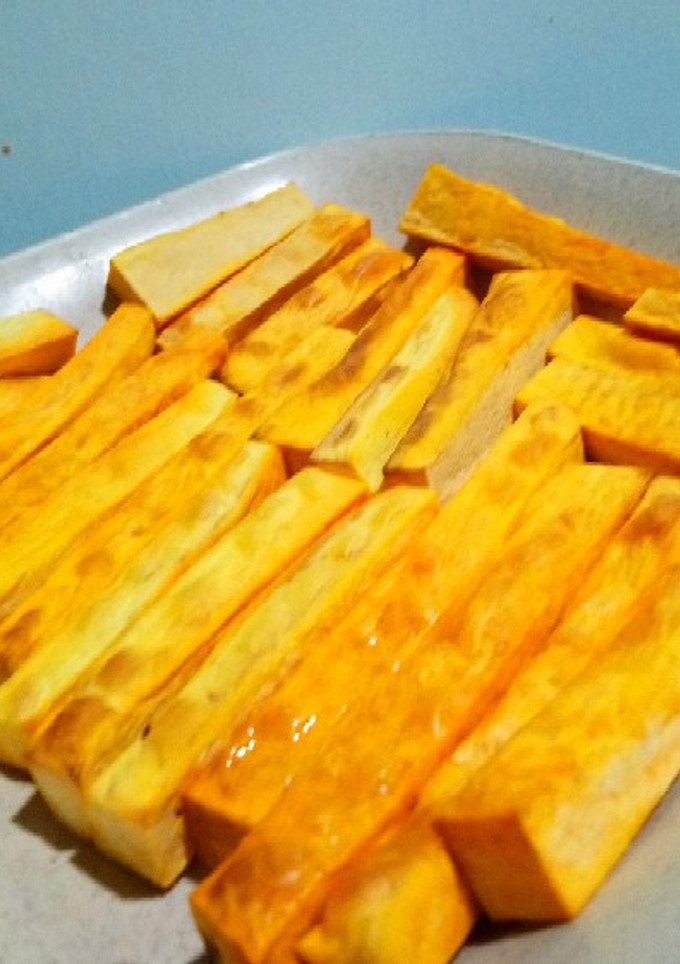 氣炸鍋-地瓜條（不用翻面） 的食譜成品照片