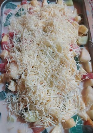 Foto resep Salad buah sederhana