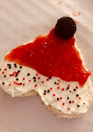 Una foto de Canapés de Navidad