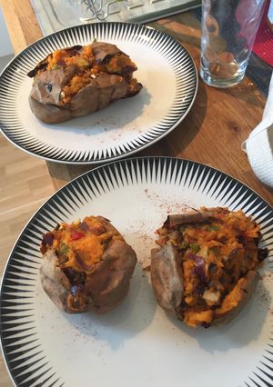 A picture of Stuffed Sweet Potatoes.