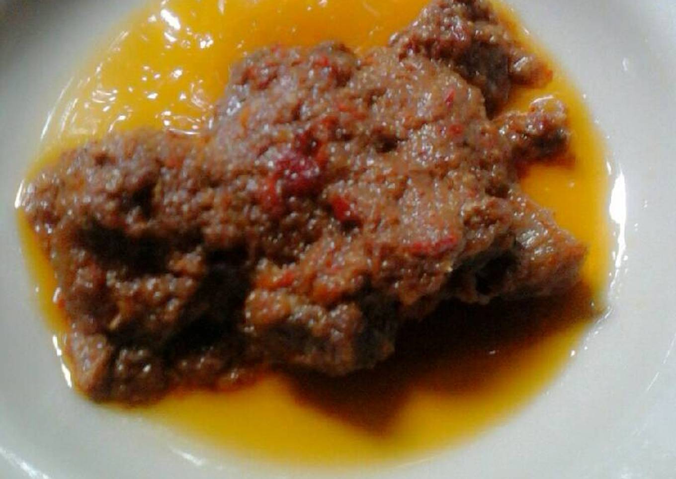 Rendang daging Sapi