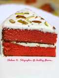 Eggless Strawberry Cake