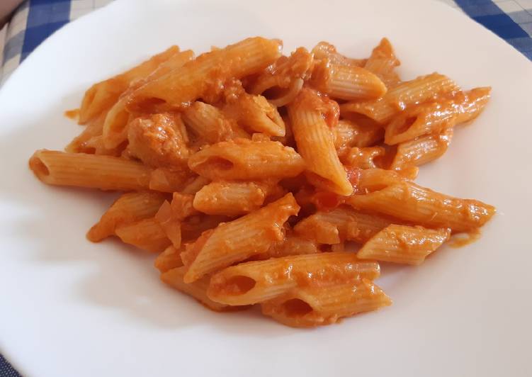 Pennette tonno e panna