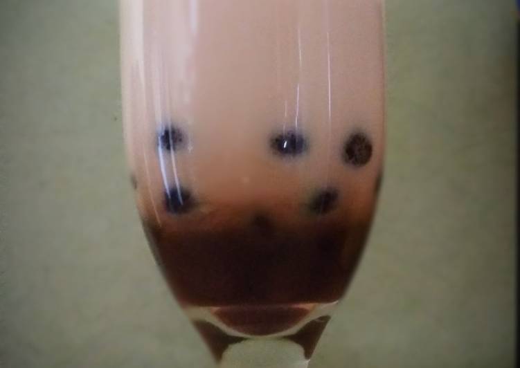 Boba + susu + gula aren ?