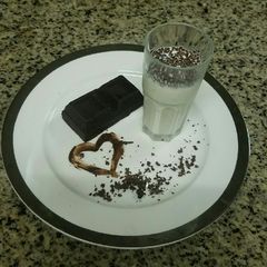 A picture of Chocolate Milk.