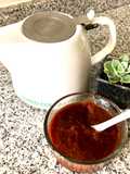 Mermelada de frutillas y ciruelas