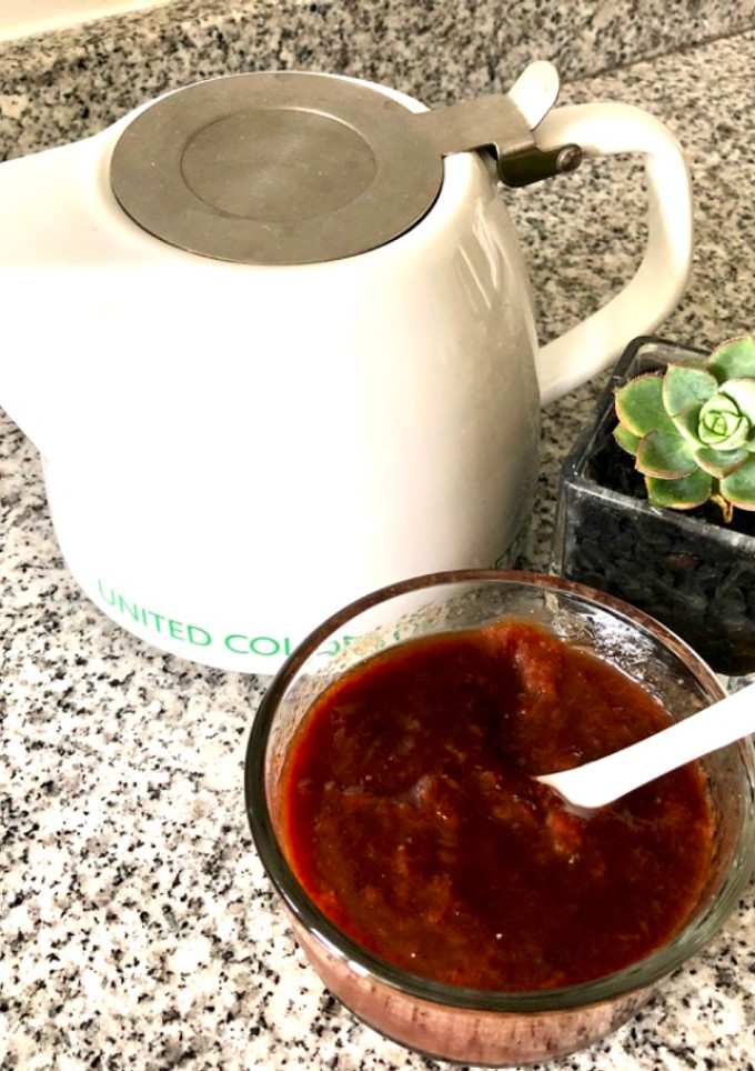 Una foto de Mermelada de frutillas y ciruelas