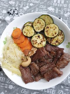 青蔬骰子牛 的食譜成品照片