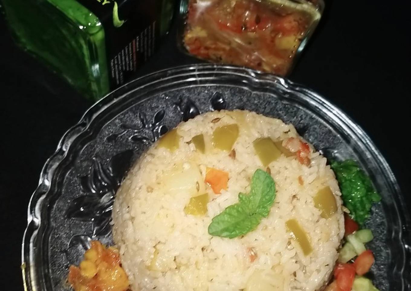 Three colour rice