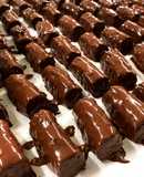 Μπακλαβαδάκια με επικάλυψη σοκολάτας