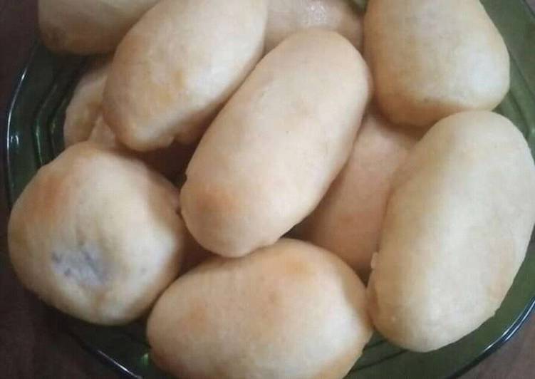 Resep Roti goreng isi sosis pedes endessssss&#39;no telur&#39;, Lezat