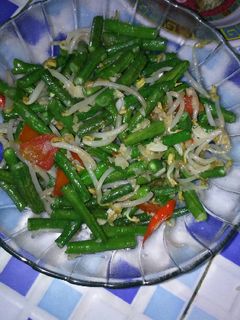 Foto resep Tumis kacang panjang tauge