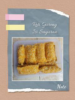 Foto resep Roti Goreng Isi Sayuran