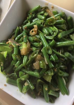 Foto resep Tumis buncis gak nyambung tapi mantul edan