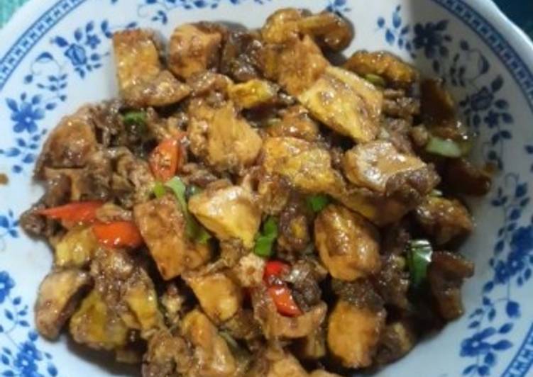 Resep Oseng tahu telur yang Bisa Manjain Lidah