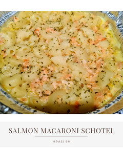 Foto resep MPASI 9m: Salmon Macaroni Schotel