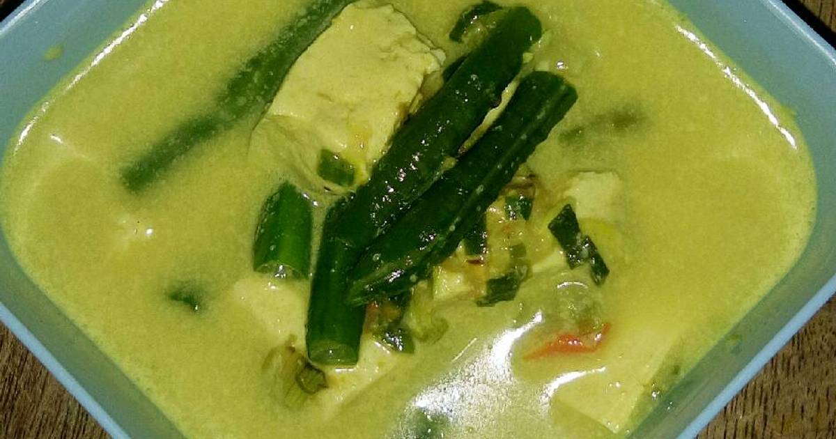 Resep Lodeh Tahu Kacang Panjang Oleh Ulfa Aghata Cookpad