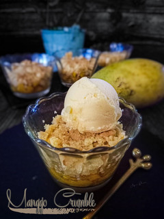 Gambar Manggo Crumble