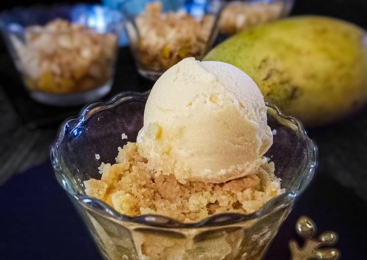 resepi Manggo Crumble