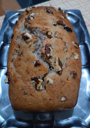 Una foto de Budín de banana
