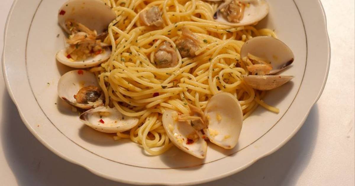 Resep Spaghetti Alle Vongole Oleh Ira H - Cookpad