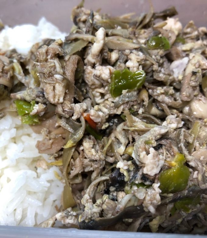 รูปของ หัวปลีผัดไข่