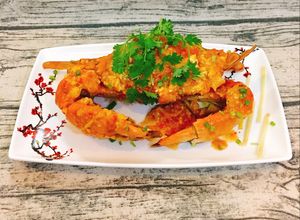 Hình của món Cua Sốt Ớt Singapore (Chilli Crab).
