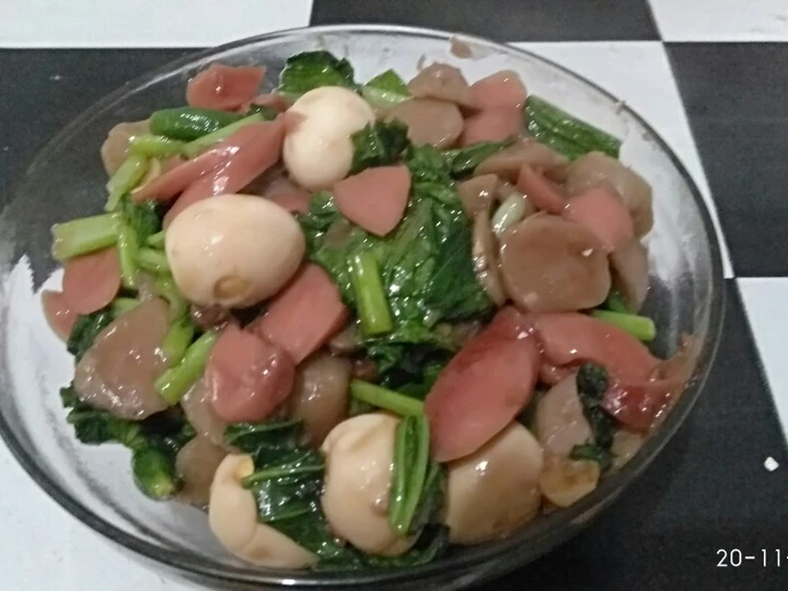 Langkah Mudah untuk Membuat Resep Capcay sosis, baso dan telur puyuh... Yummy 😋 yang Sempurna Anti Ribet, Menggugah Selera