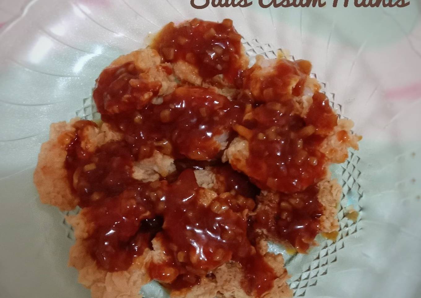 Udang Goreng Tepung Saos Asam Manis