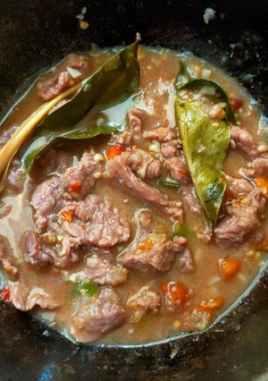 Foto resep Daging sengkel kuah cabe