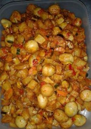 Foto resep Oseng kentang telur puyuh