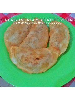 Foto resep Cireng isi Ayam Kornet pedas 🌶