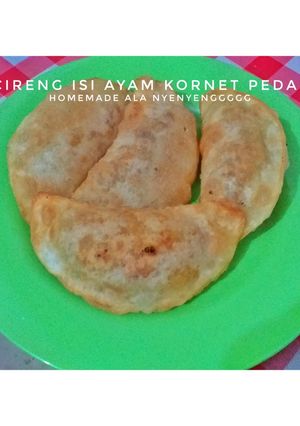 Foto resep Cireng isi Ayam Kornet pedas 🌶