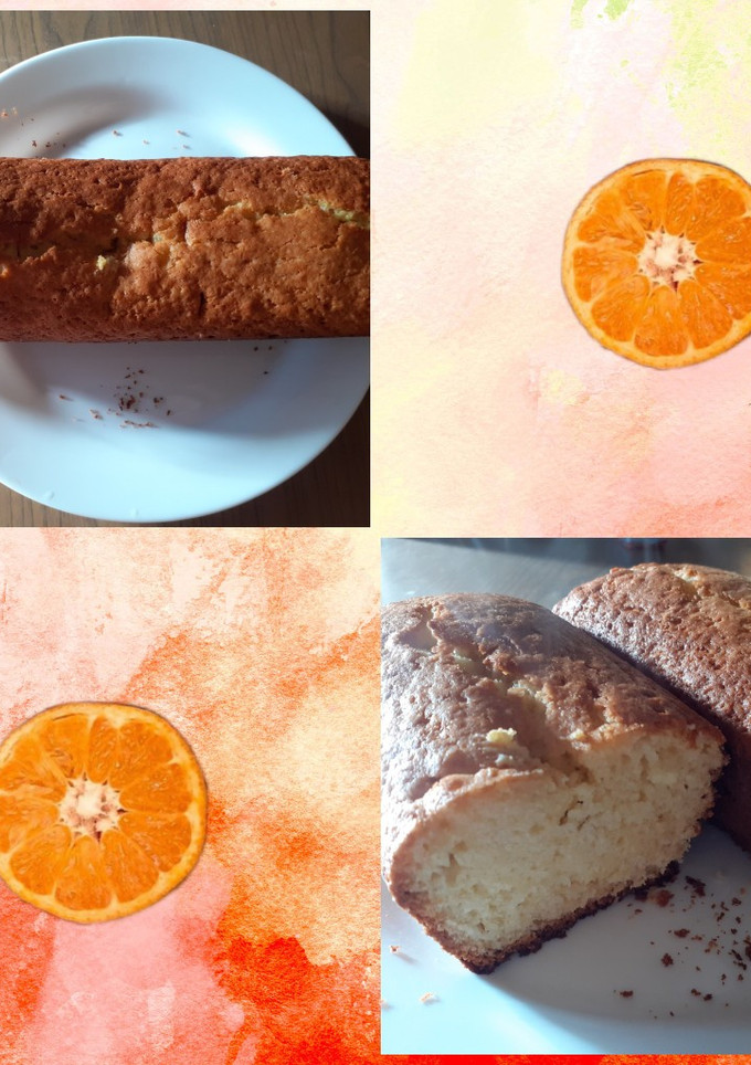 Una foto de Budín de naranja