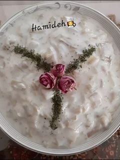 عکسی از دستور ماست و کنگر🎋 (نوبرانه بهاری)😊