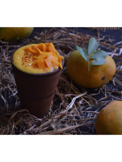 A picture of Easy peasy mango smoothie.